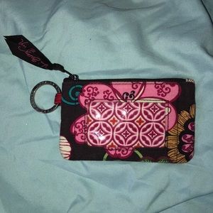 Vera Bradley ID/Coin Purse with key ring